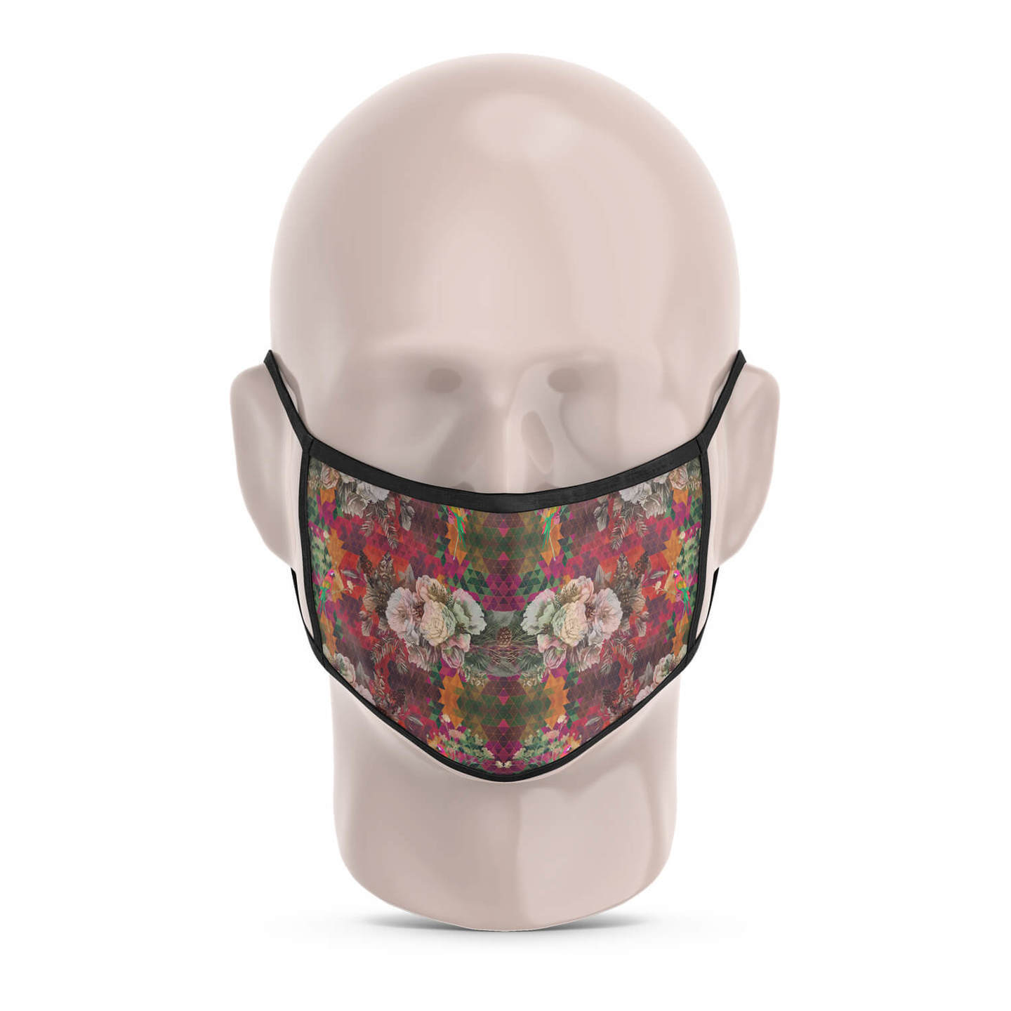 Multicoloured Floral Reusable Printed Face Mask