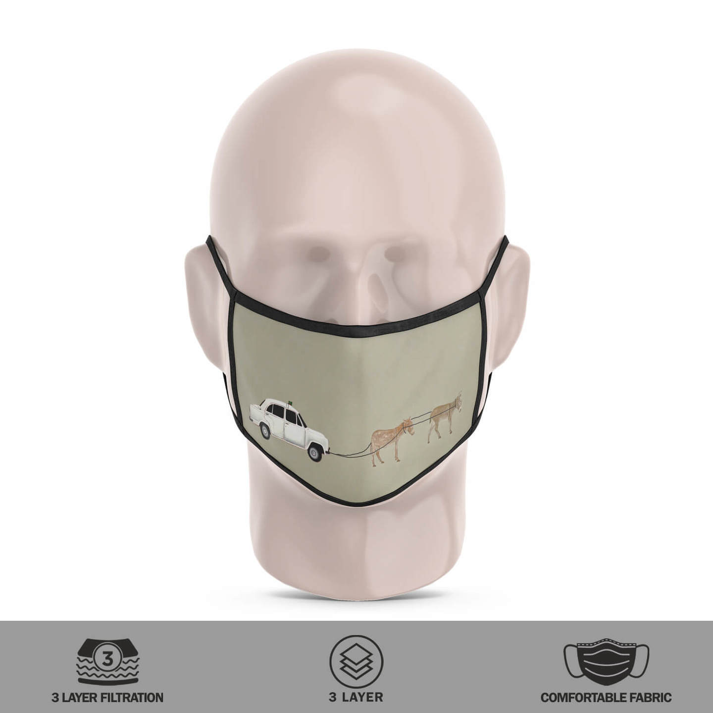 Chhattisgarh Diaries-3 Reusable Face Mask- Tushar Waghela