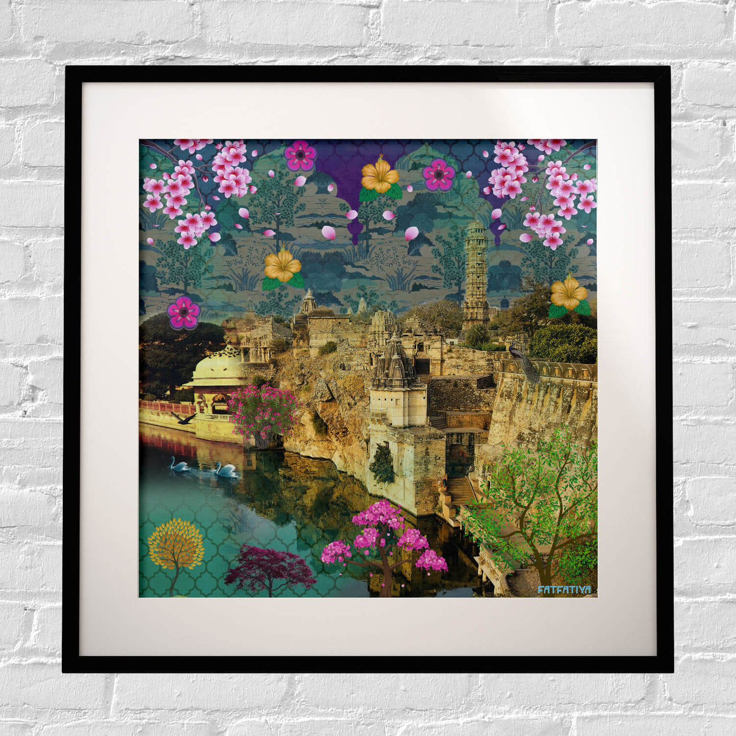 Beautiful Historical Structure Framed Art Print