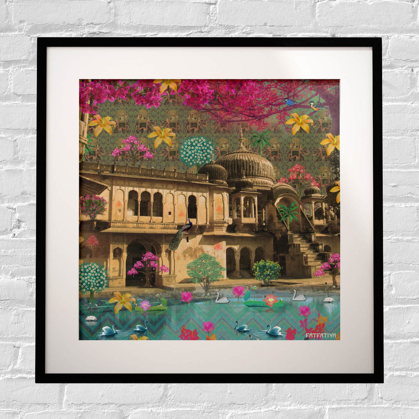 Beautiful Rajasthani Haveli Framed Art Print