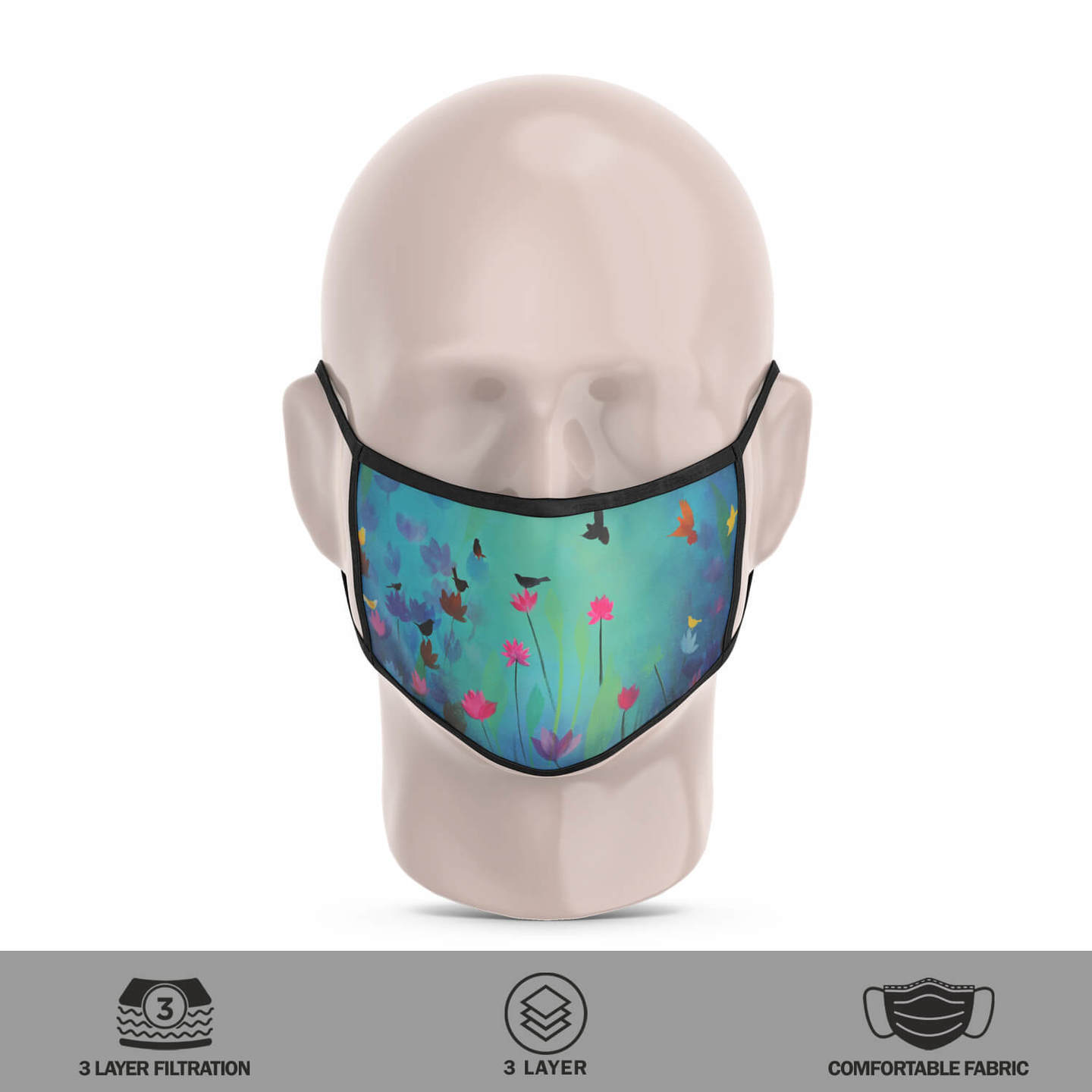 Song of the Song Reusable Face Mask - Priyanka Waghela