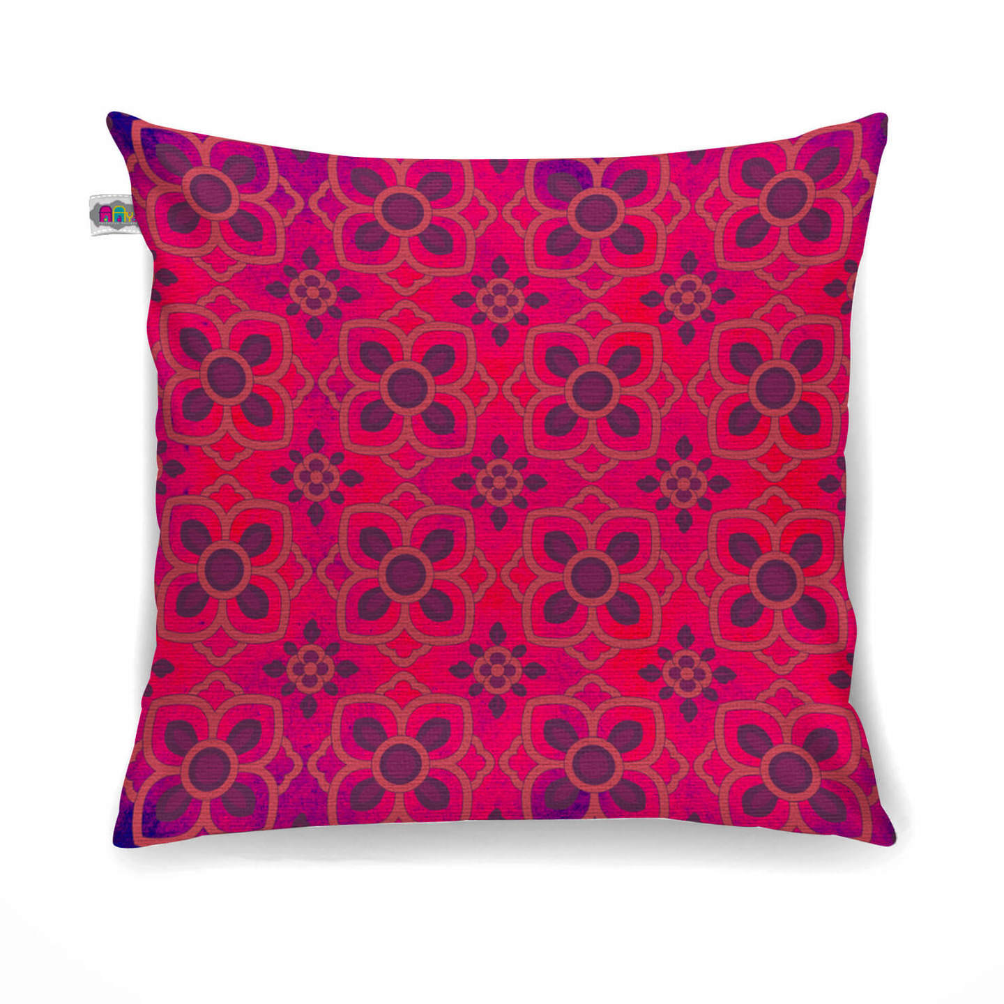 Enchanting Flower Motif Cushion Cover Set of 2