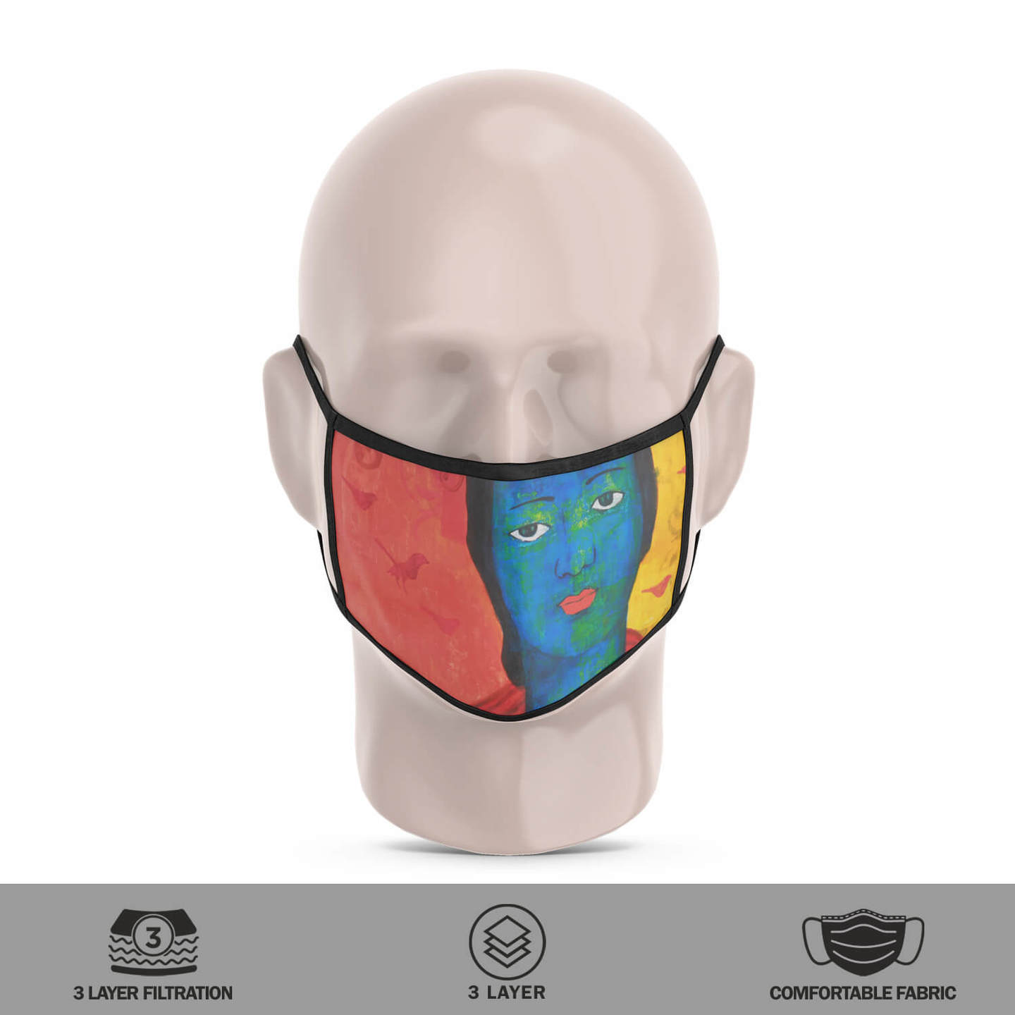 Autumn Saga Reusable Face Mask - Priyanka Waghela