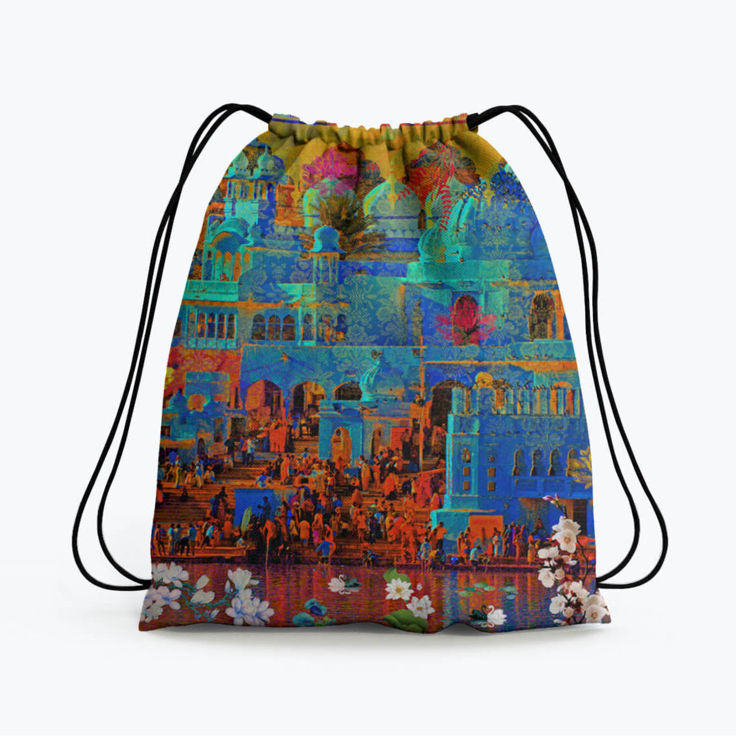 Indian Heritage Drawstring Bag