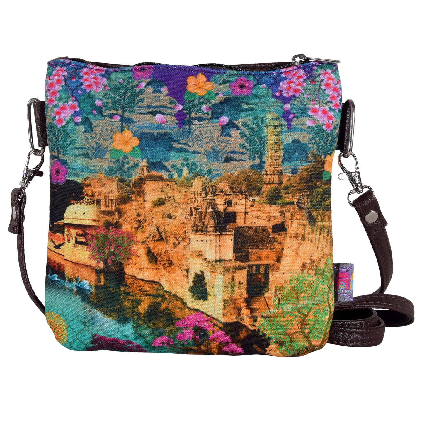 Beautiful Historical Structure Small Sling Bag