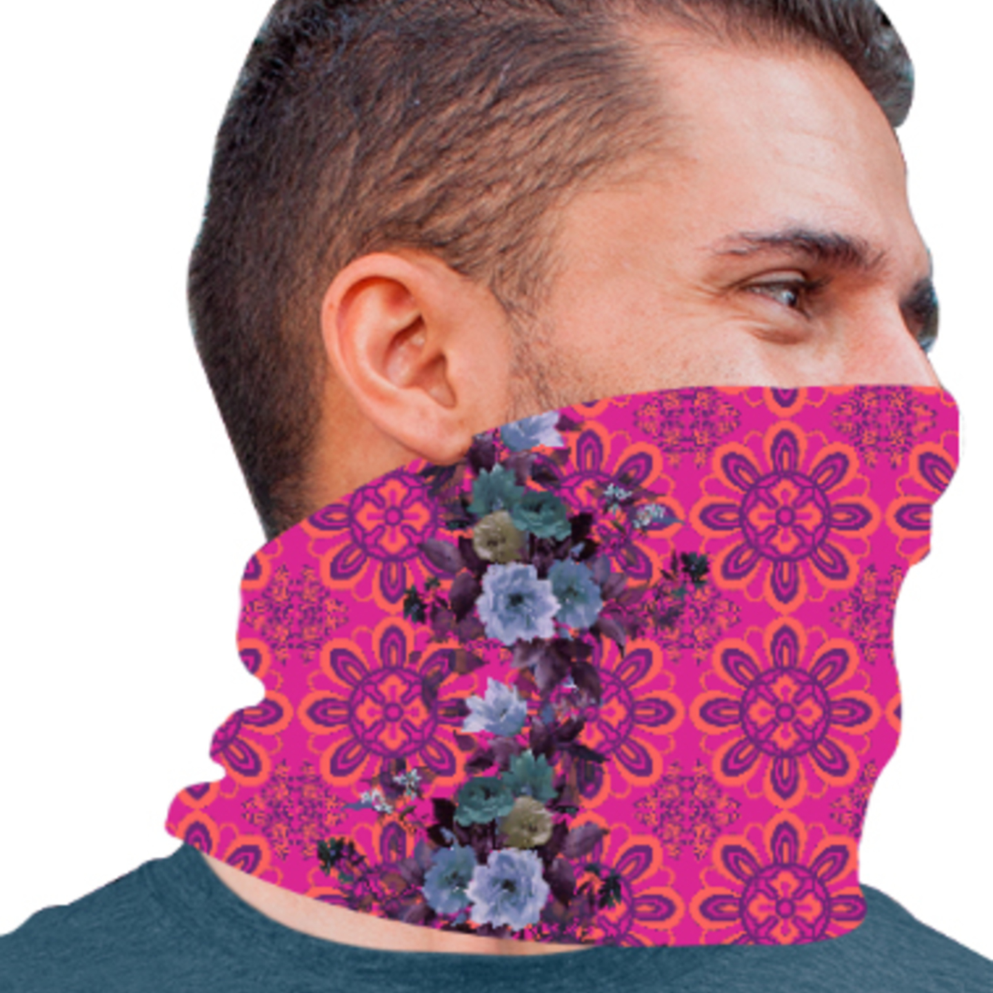 Multicoloured Stylish Unisex Bandana Mask