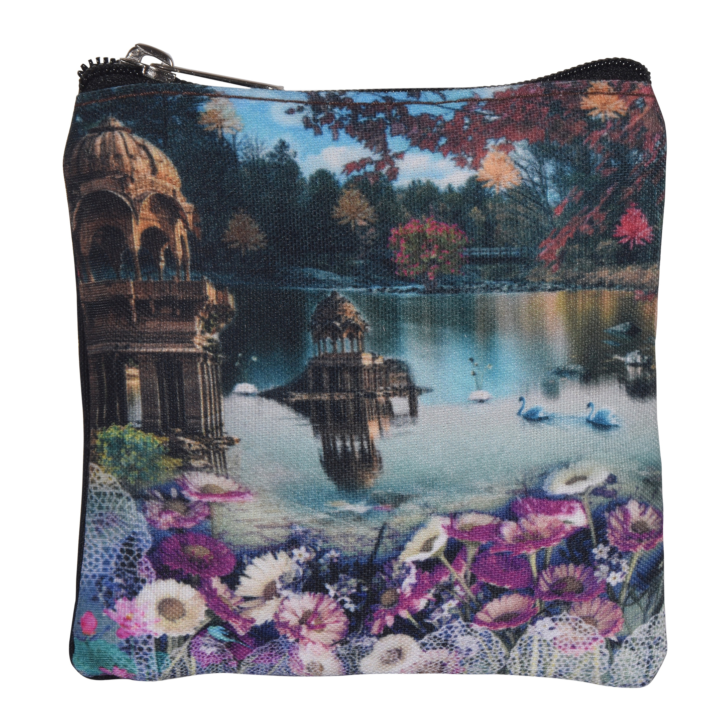 Gadisar Lake Poly Canvas Coin Pouch