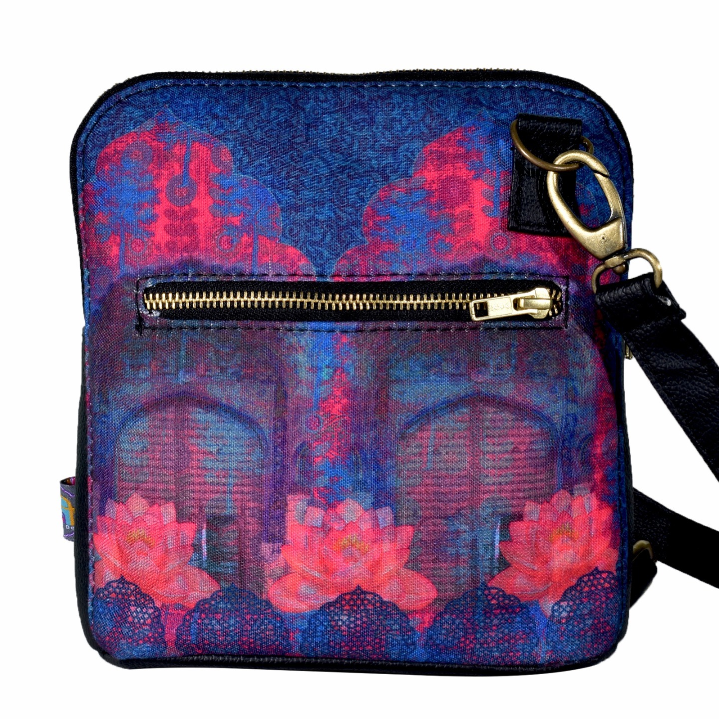 Cool Blue Rajasthani Crossbody Bag For Women And Girls