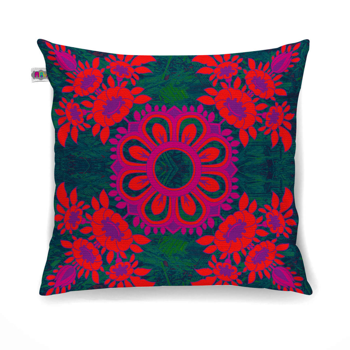 Magnificent Flower Motif Cushion Cover Set of 2