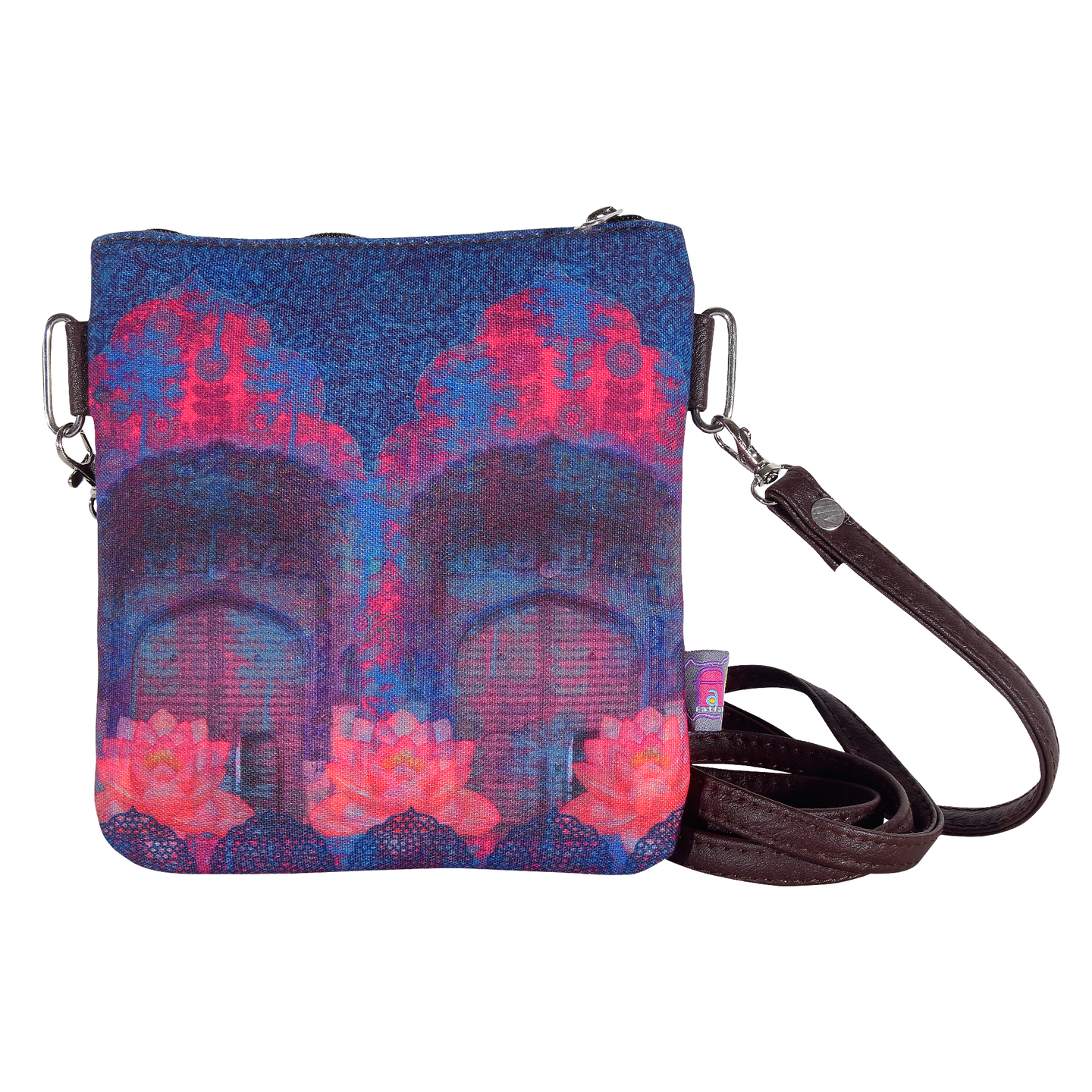 Cool Blue Rajasthani Small Sling Bag