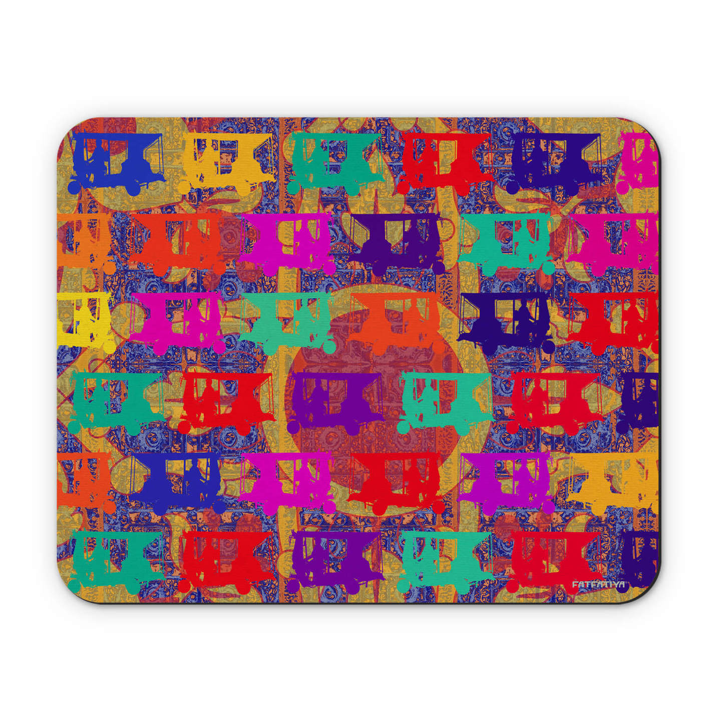 Pop Auto Rickshaws Mouse Pad