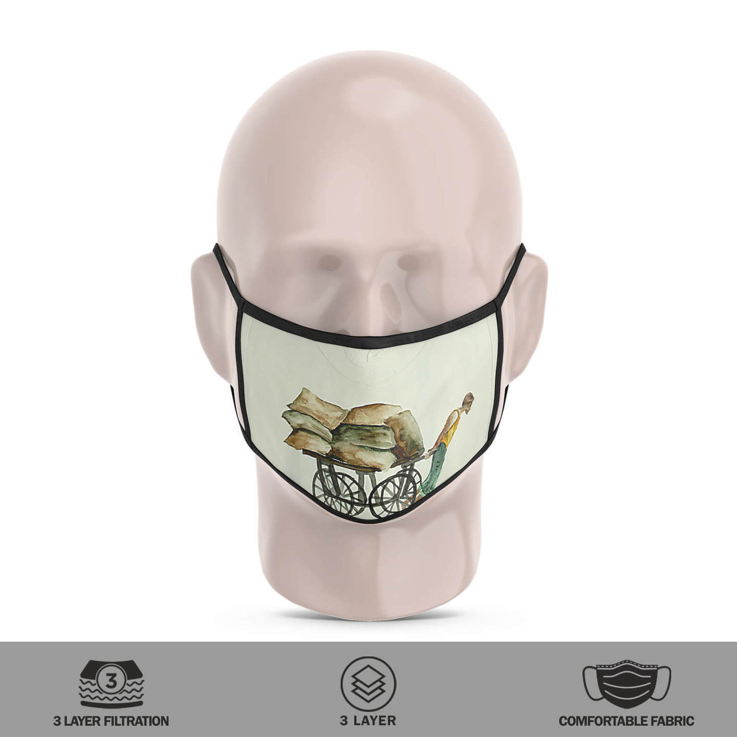 Chhattisgarh Diaries-5 Reusable Face Mask - Tushar Waghela