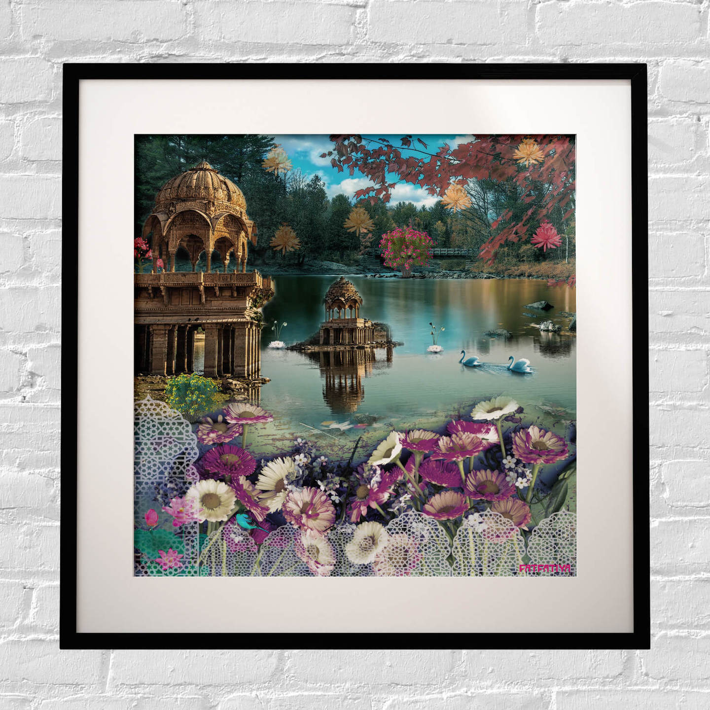 Beautiful Rajasthani  Framed Art Print