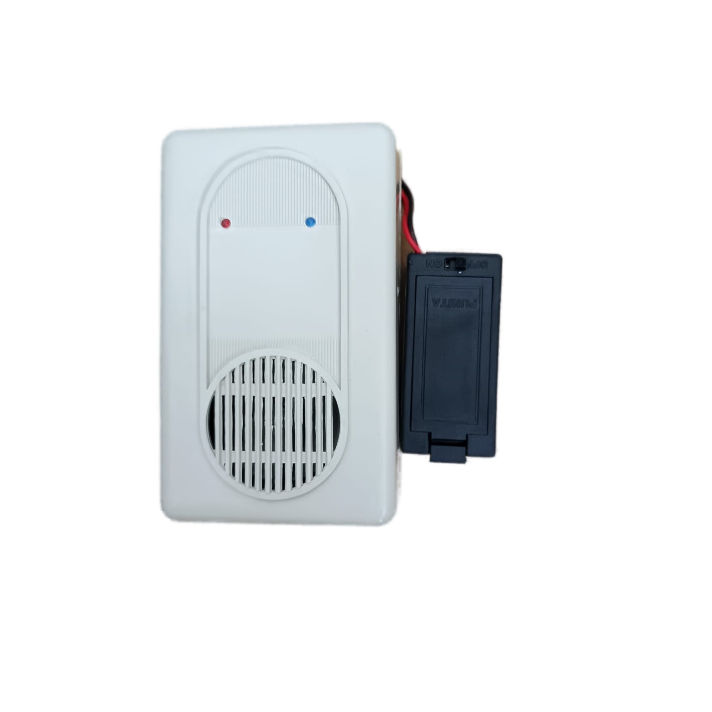 Microwave radar motion sensor visual signal for security, Detects any motion on opposite side of adjacent brick partition wall or wooden wall battery based