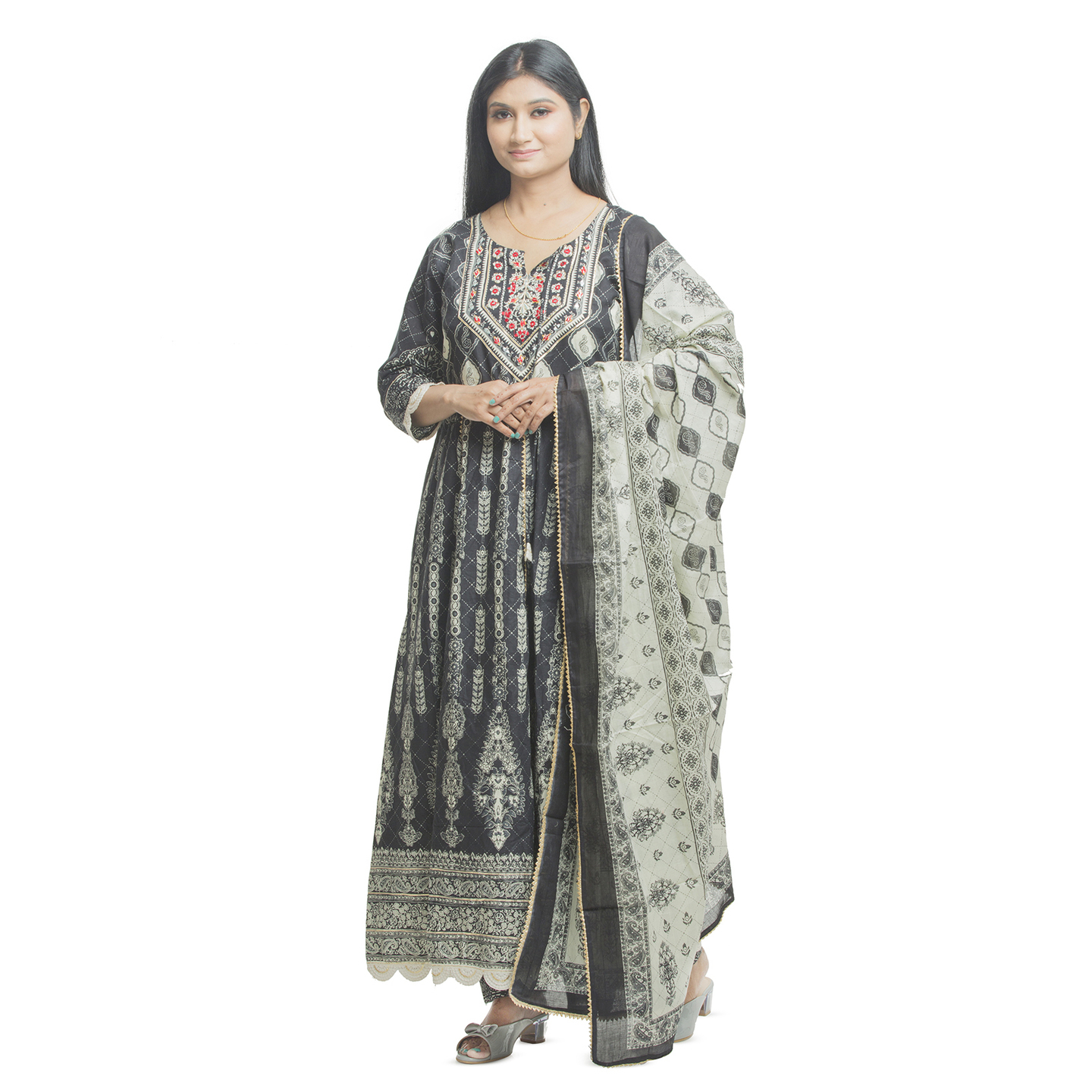 Anarkali Set With Dupatta