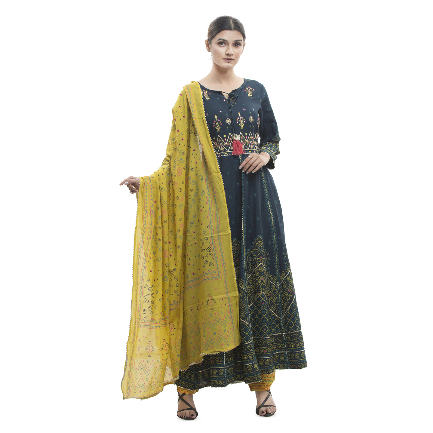 Anarkali Set With Dupatta