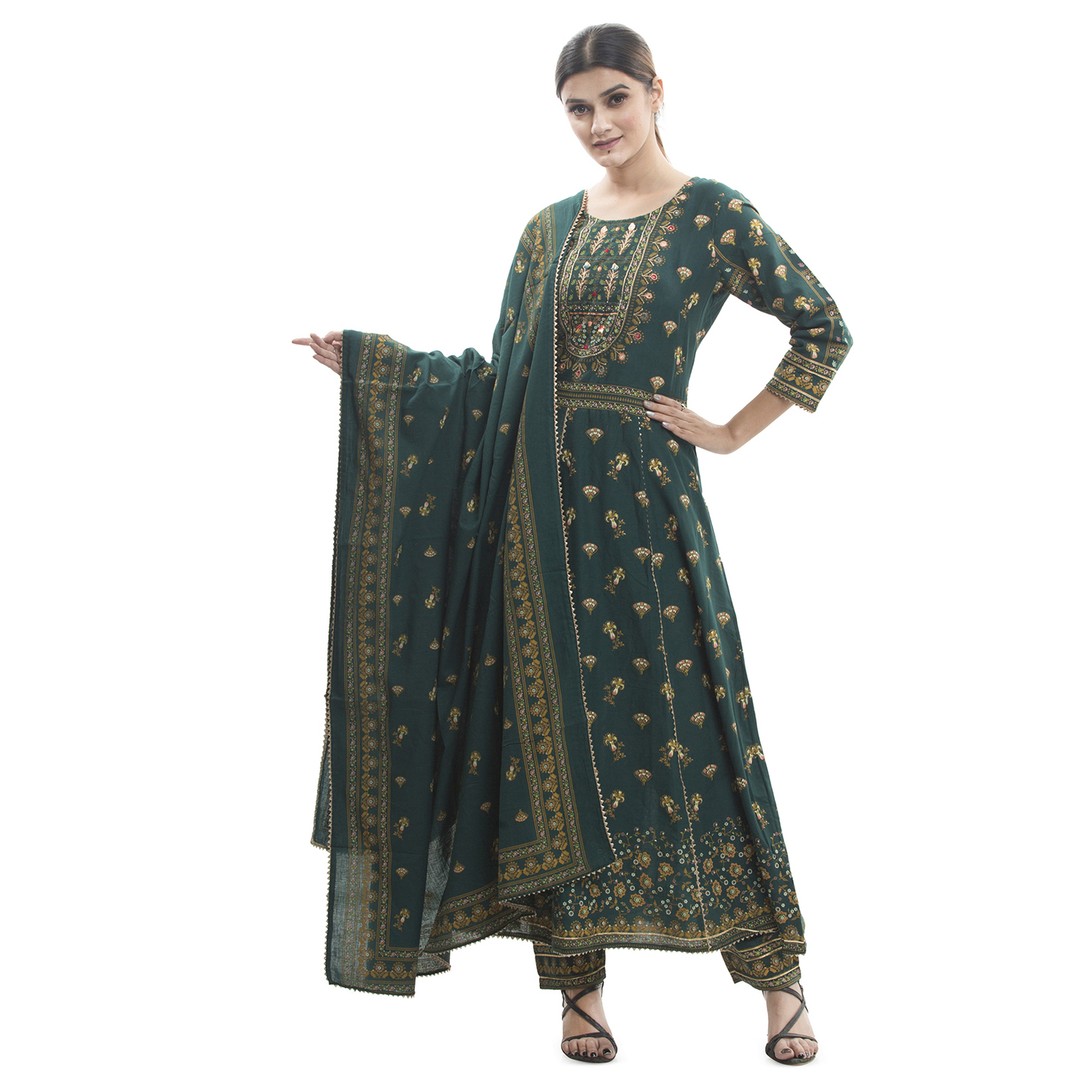 Anarkali Set With Dupatta