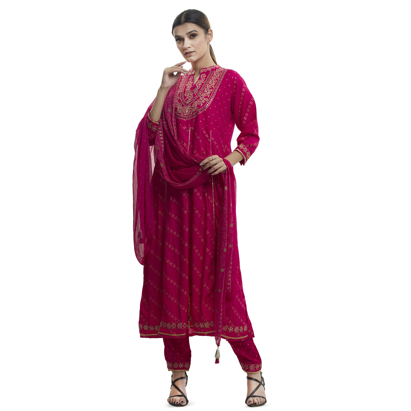 Anarkali Set With Dupatta