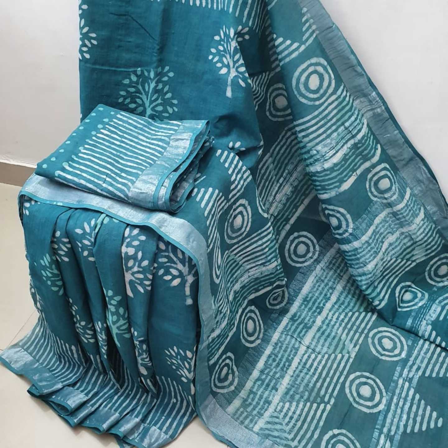 LINEN COTTON  SAREE