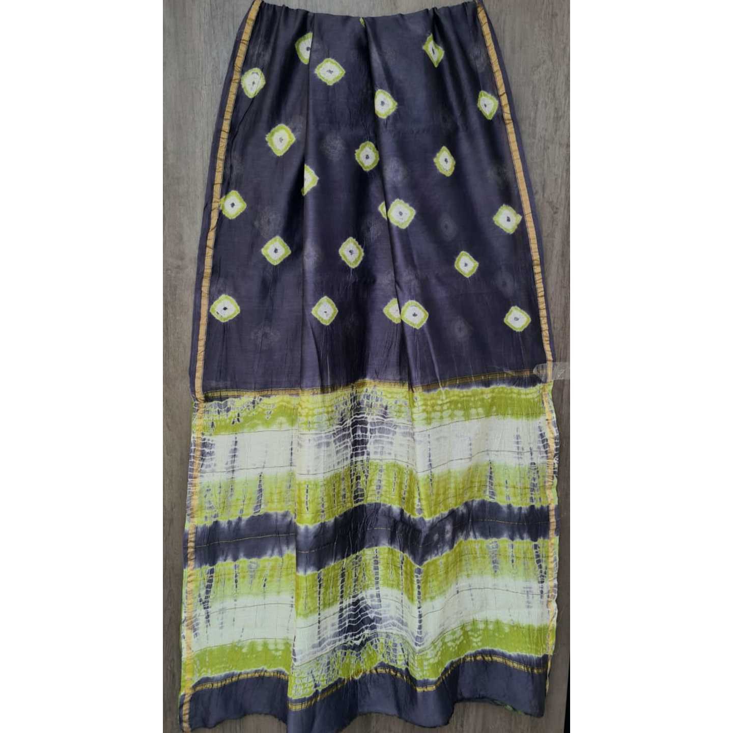 CHANDERI BATIK PRINT SAREE