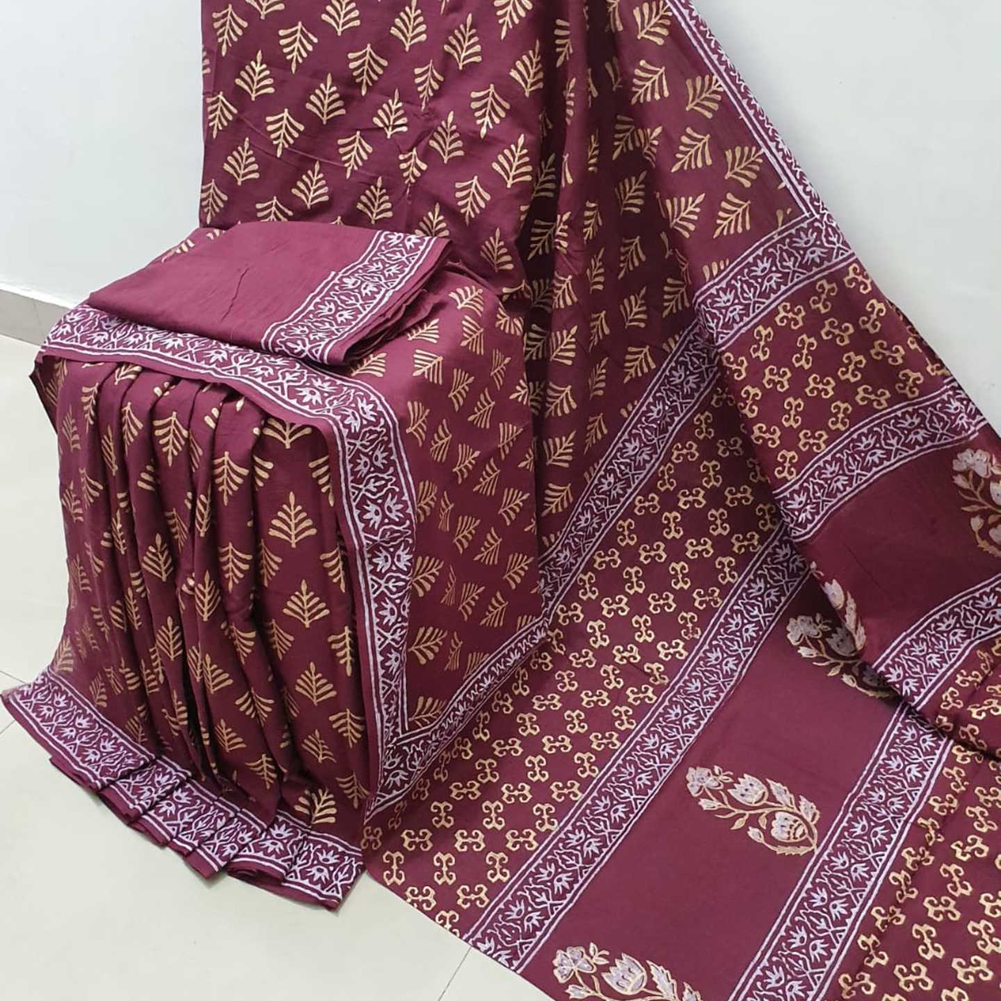 JAIPUR PRINT COTTON SAREE