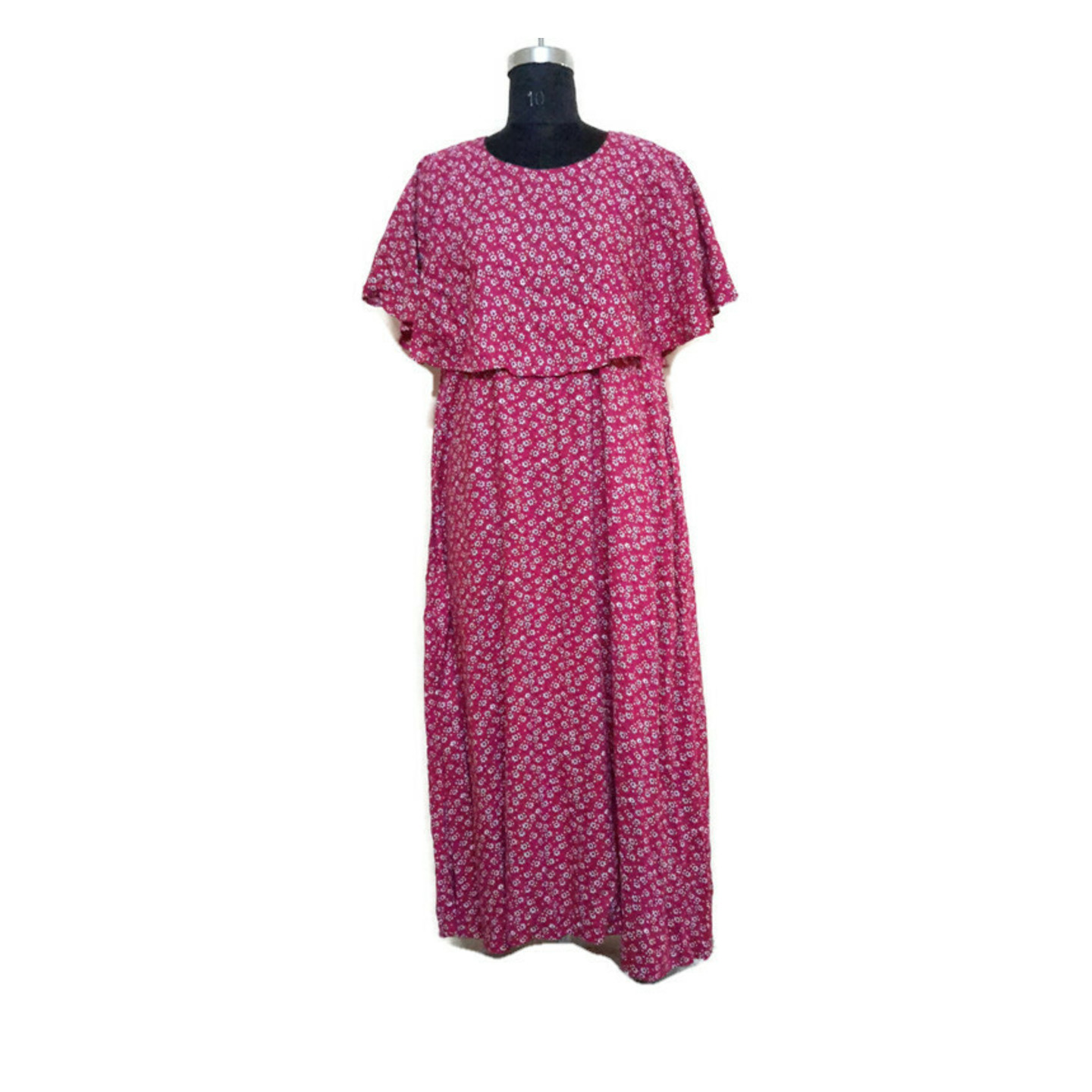 GOWN RAYON CAPE DESIGN