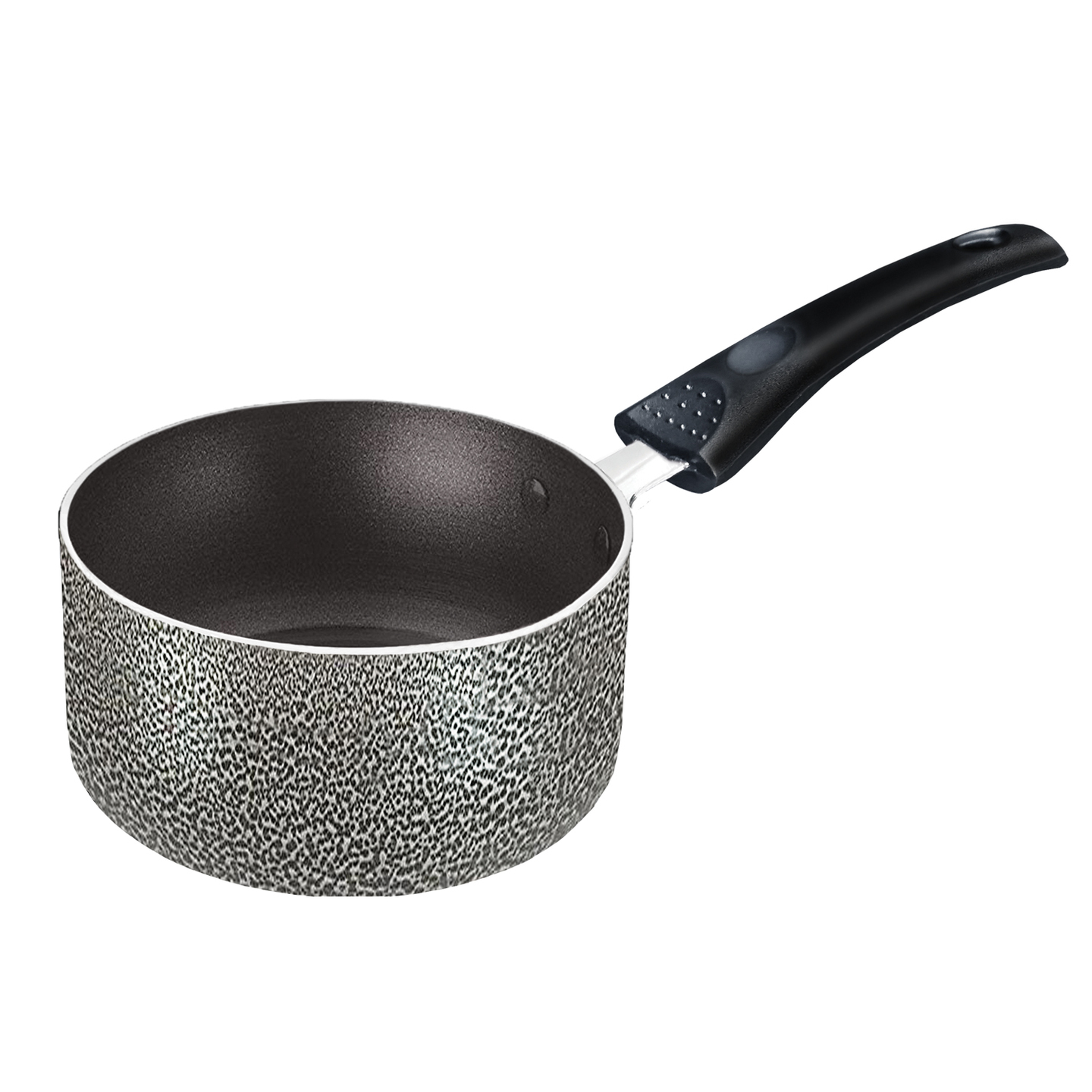 Rasoi Non-Stick Aluminum Hammer Tone Finish Sauce Pan