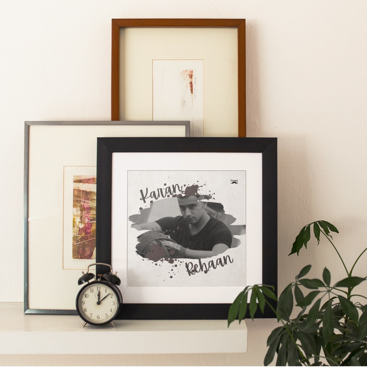 Personalized Splash Photo Frame