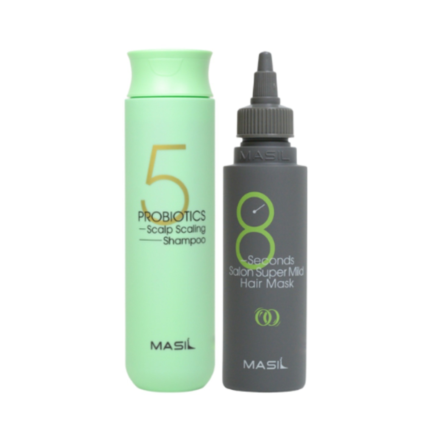 MASIL Bundle of 2 (Scalp Scaling Shampoo & Super Mild Hair Mask)