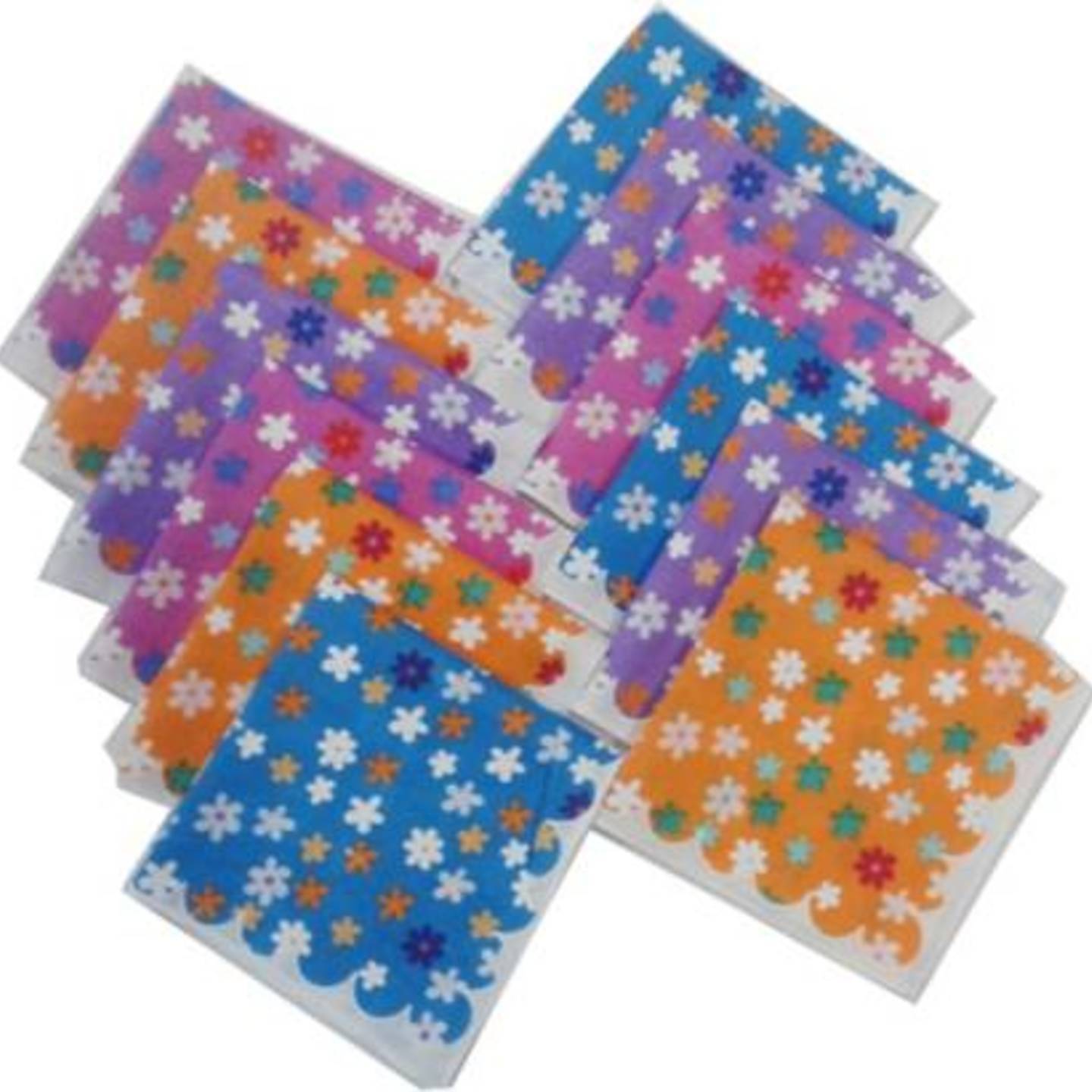 Womens Handkerchiefs-12 Pieces