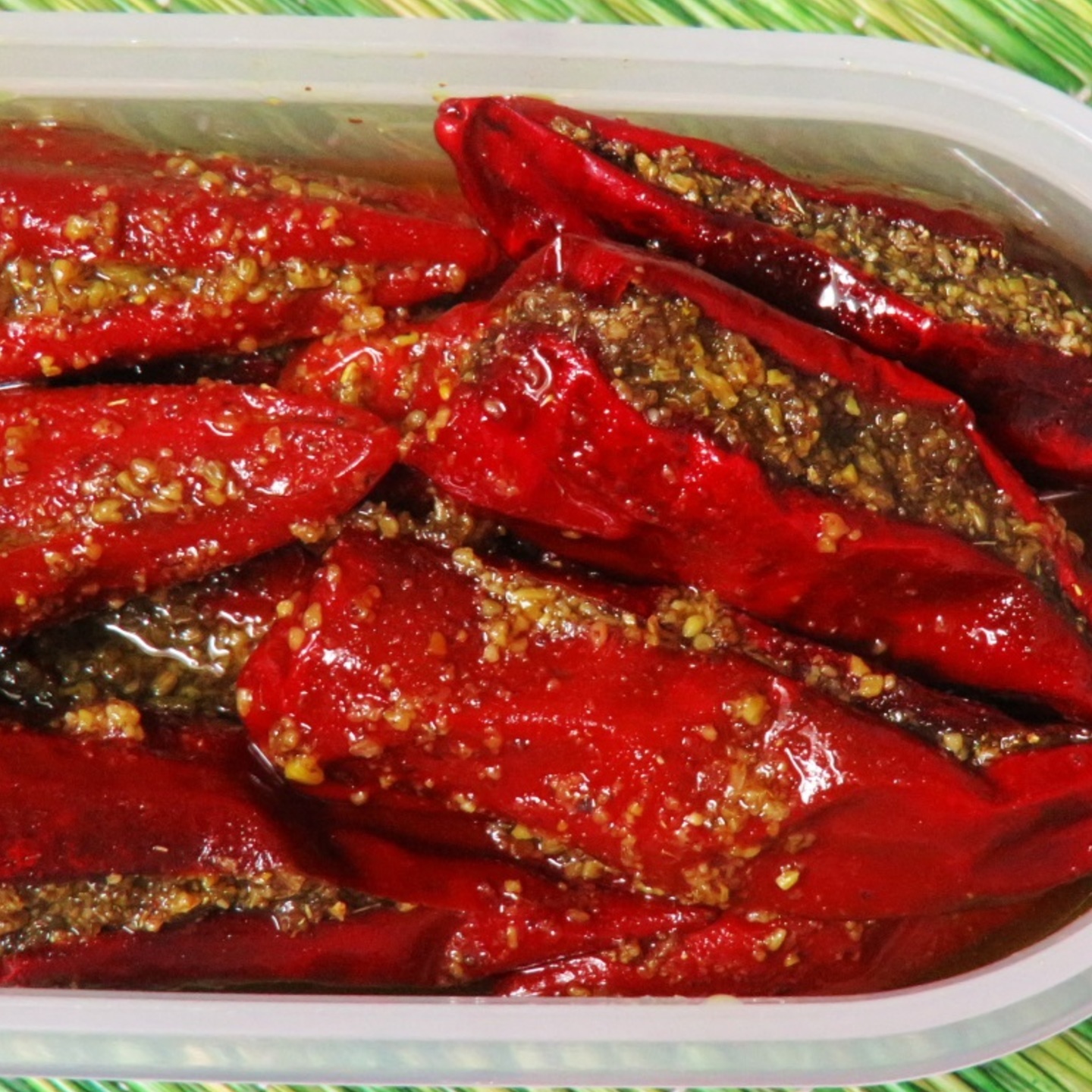 Red Chilli Pickle (Stuffed)