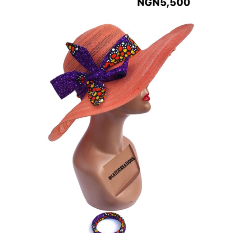 Wakanda Hat + 2pcs bangles 