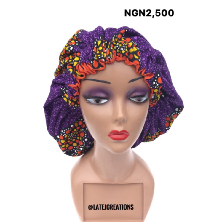 Large Satin Bonnet 