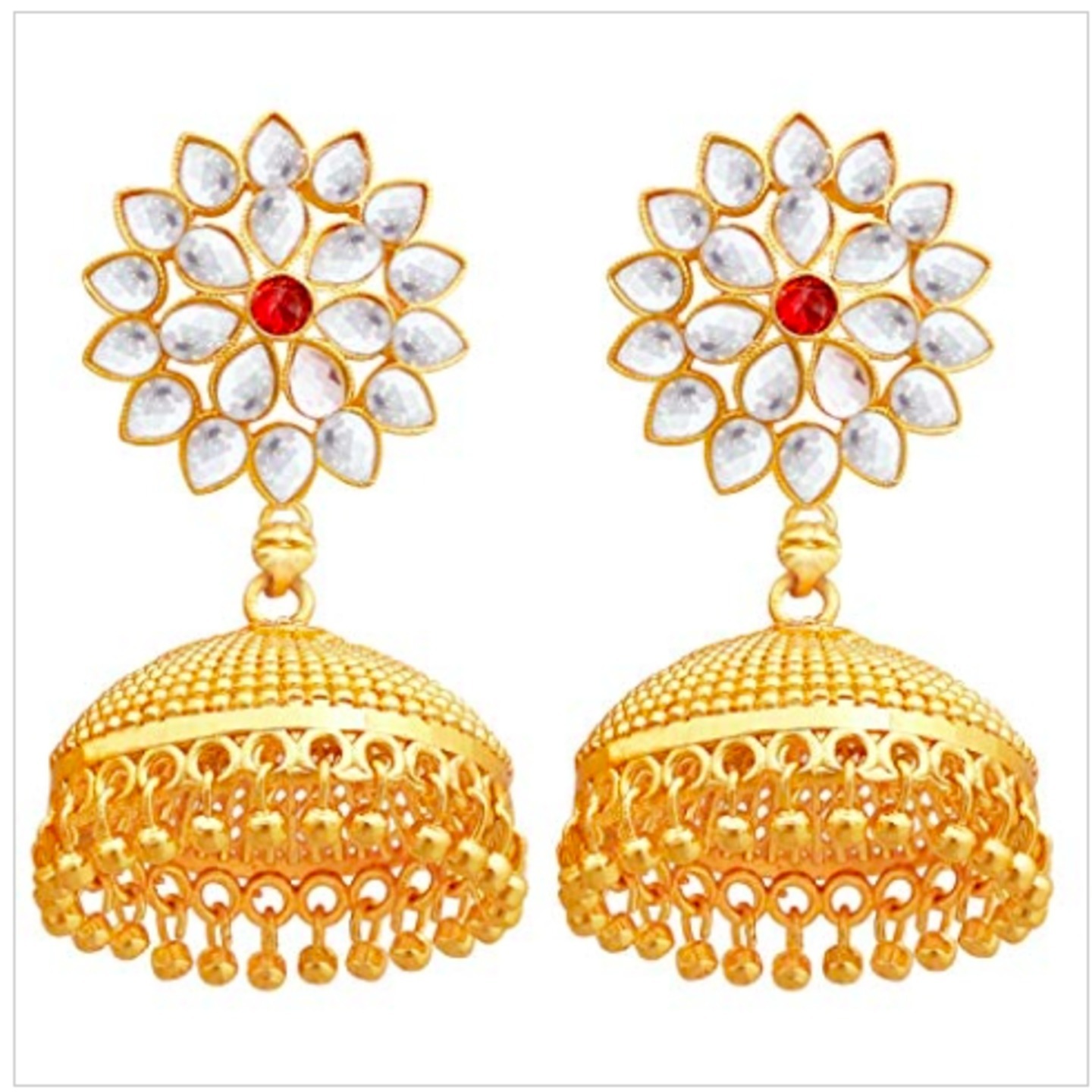  Gold Long Premium Quality Jhumki for women 