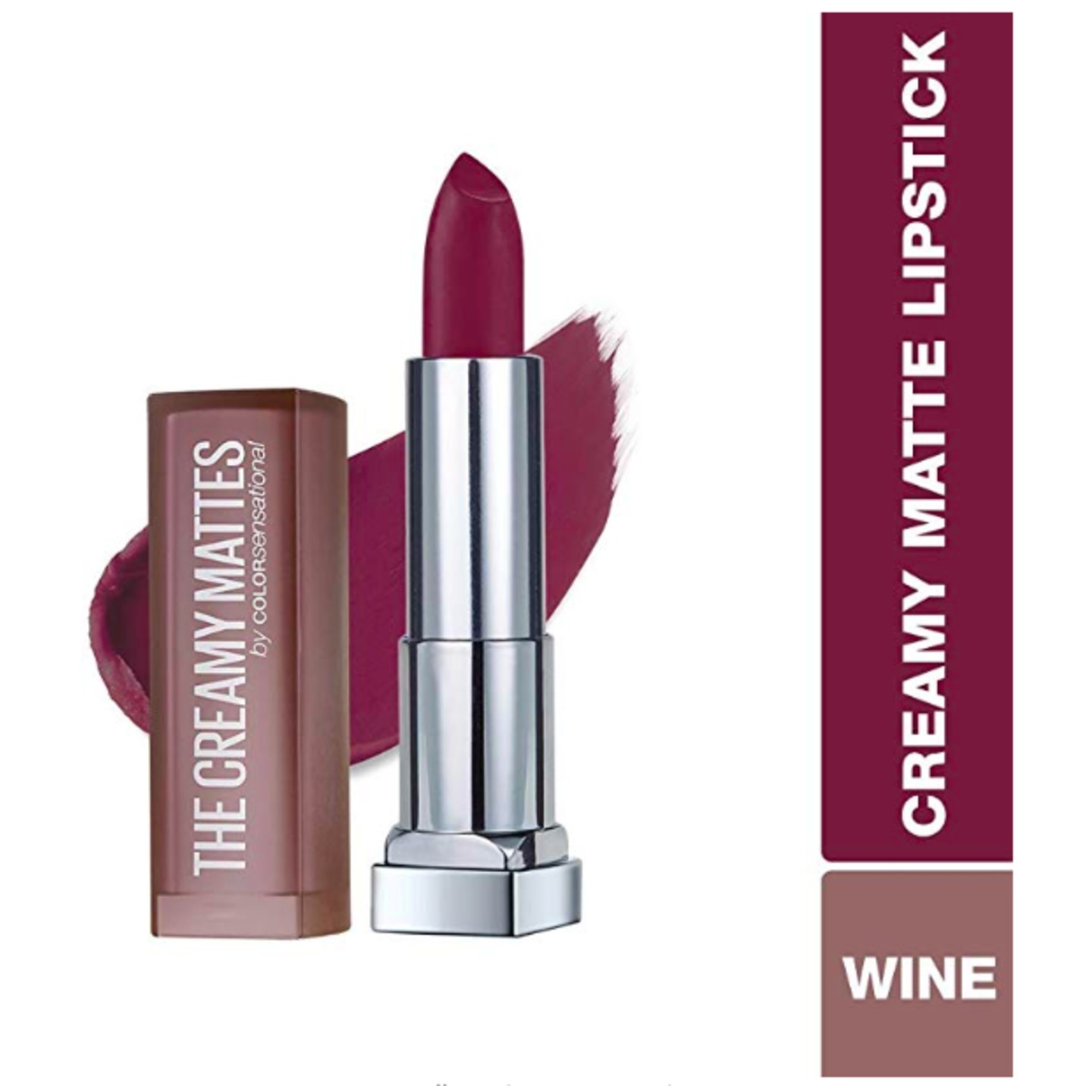 Maybelline New York Color Sensational Creamy Matte Lipstick, Pretty Please, 3.9g