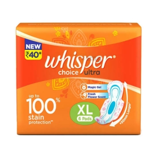 whisper XL+ 6pcs.