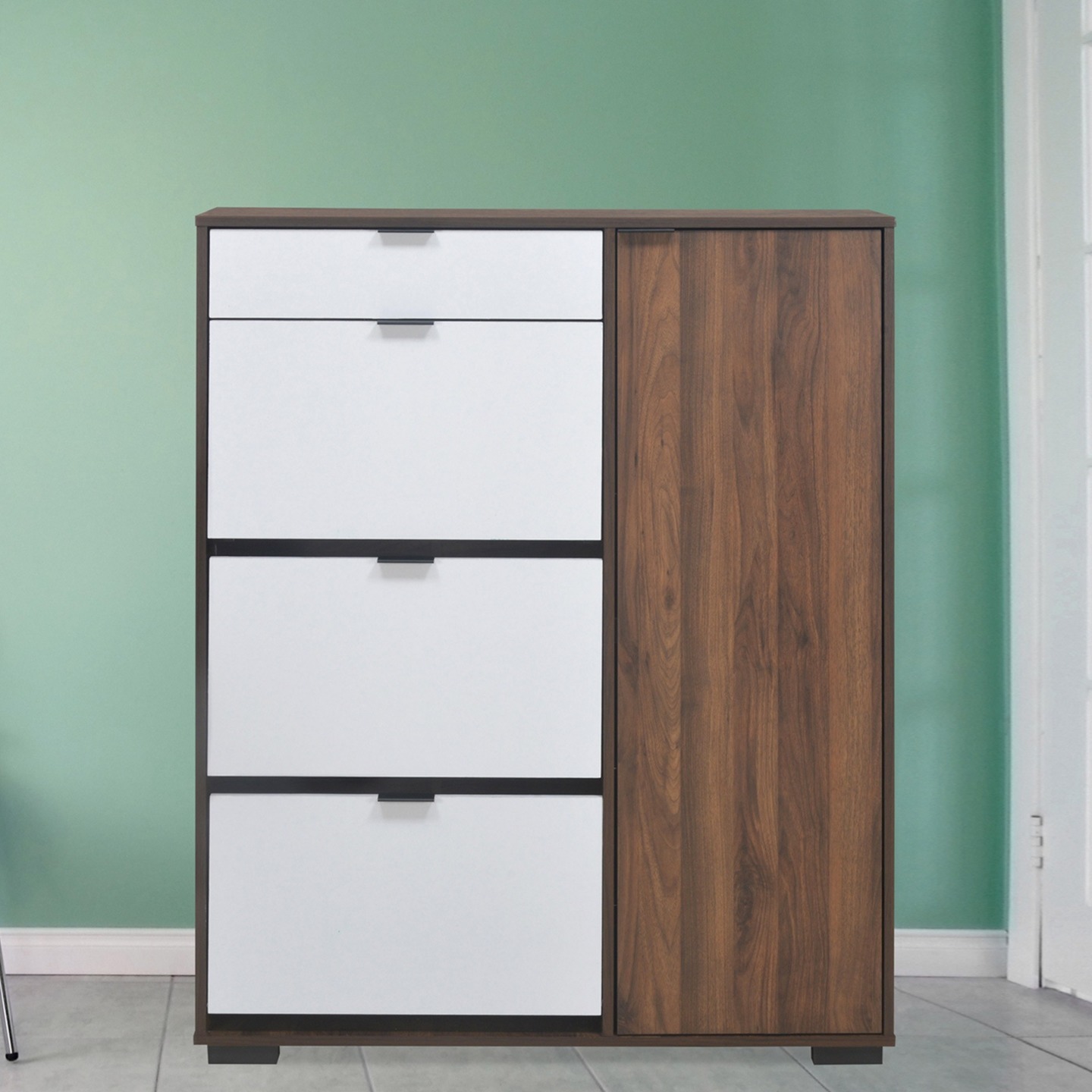 Masterwort Shoe Cabinet In Wenge Finish