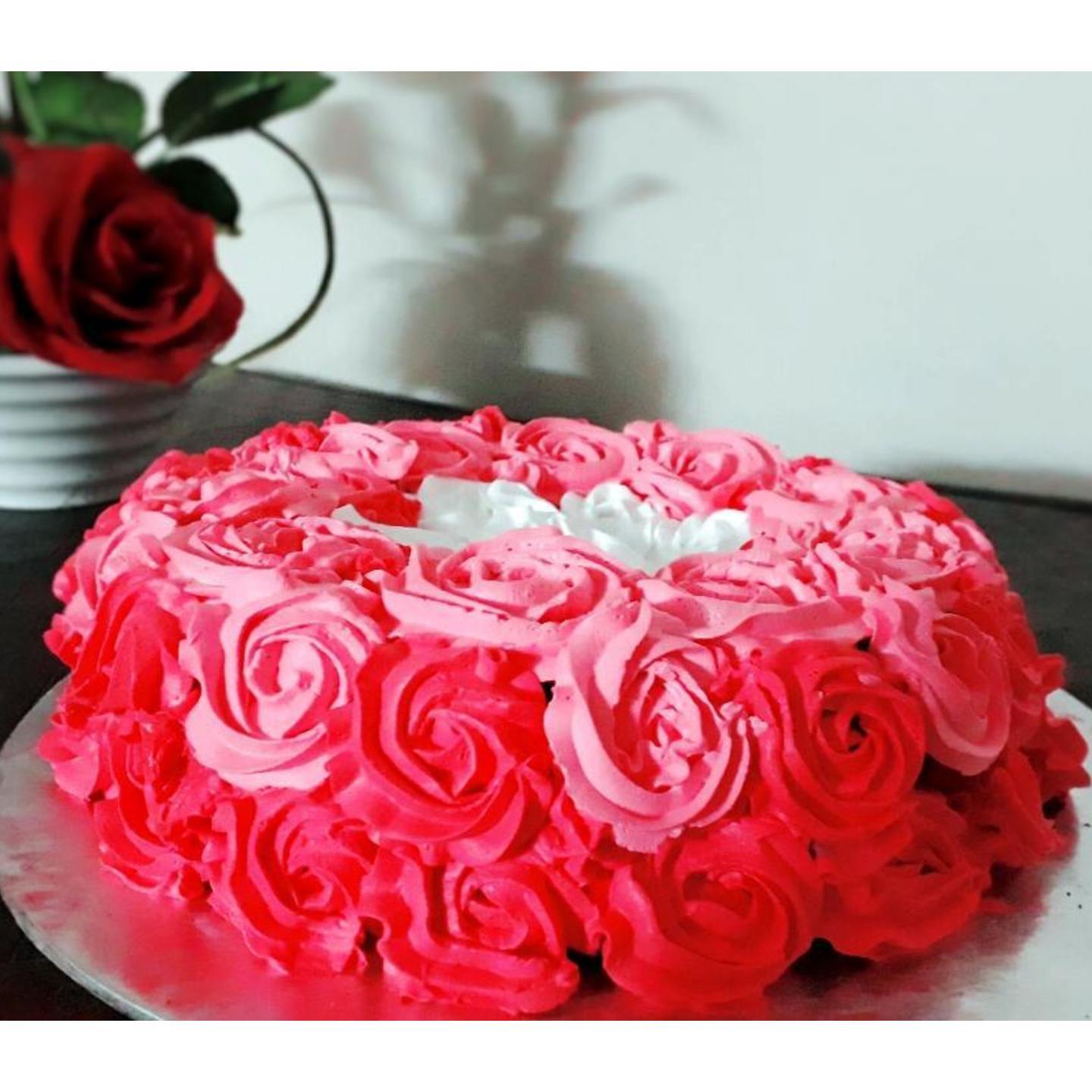 Pink Bouquet Cake