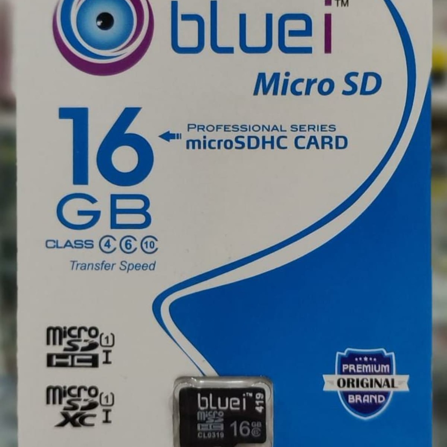 Bluei  16 GB Micro SDHC Memory Card (1 Years)