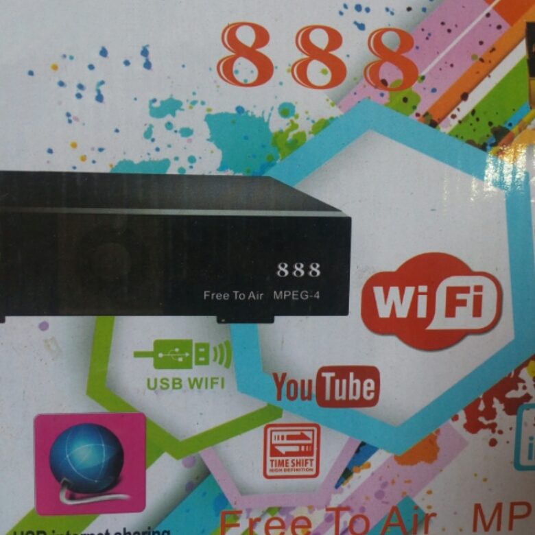 888 FULL HD MPEG4 FTA SET TOP BOX