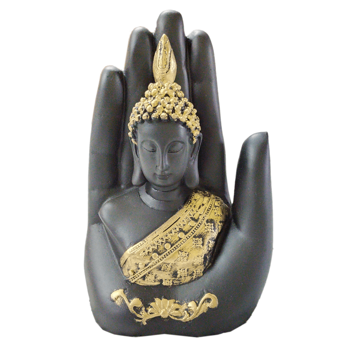 Nimisha Line Decor Hand Buddha Statue Idol for Home Decor Vastu Decor Shaowpiece