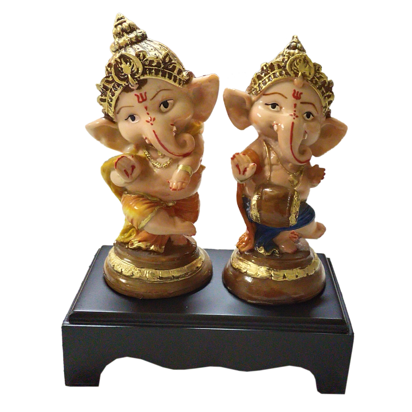 Nimisha Line Decor Handicrafted Polyresin Little Ganesha Idol Statue 01 for Home Décor