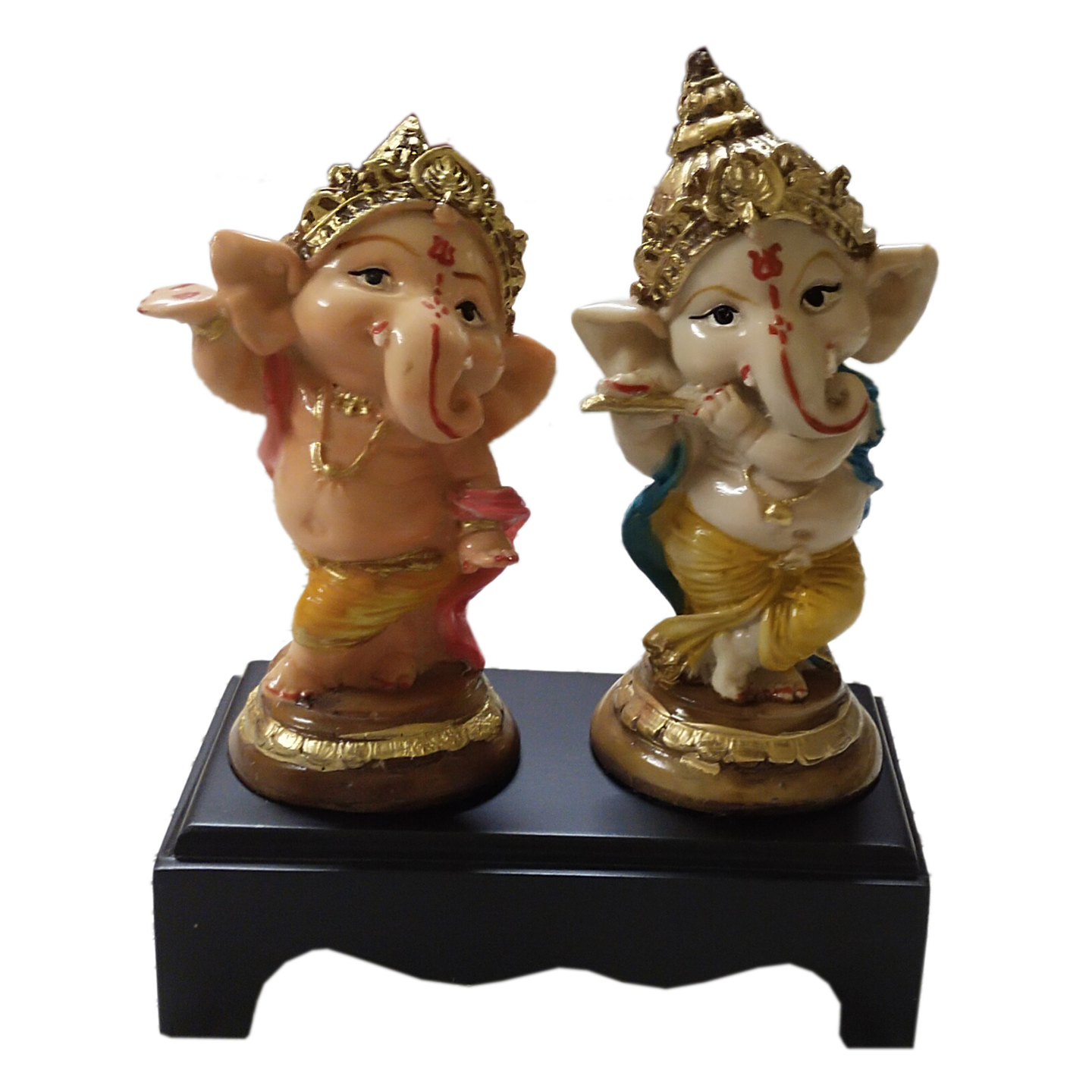 Nimisha Line Decor Handicrafted Polyresin Little Ganesha Idol Statue for Home Décor