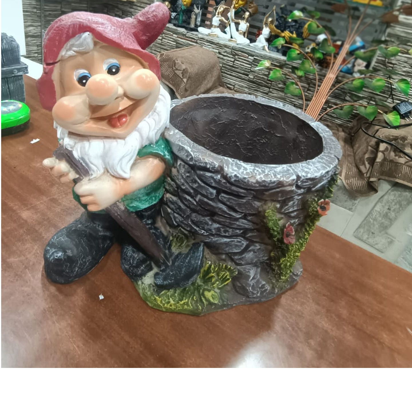 Nimisha Line Decor Beautiful Dwarf Basket Planter for Home Décor (Without Plant)