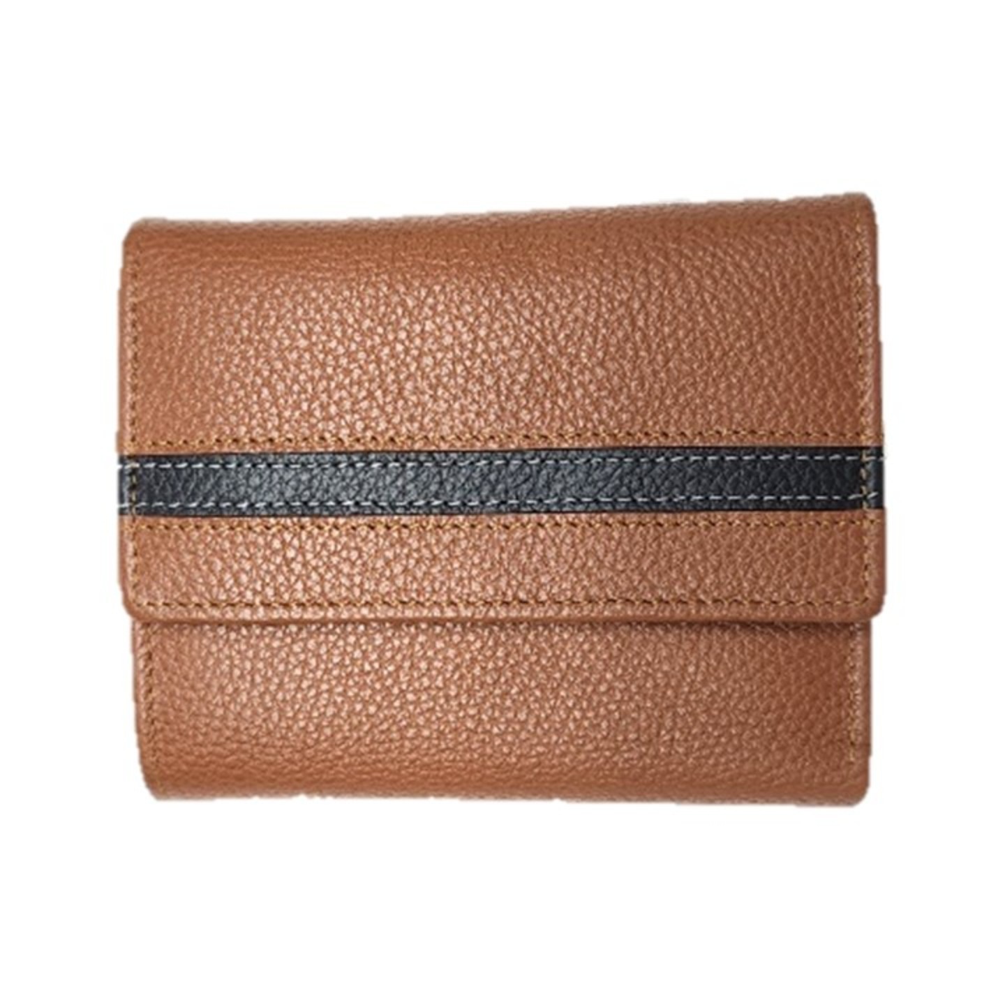 Mini Wallet - Tan Black