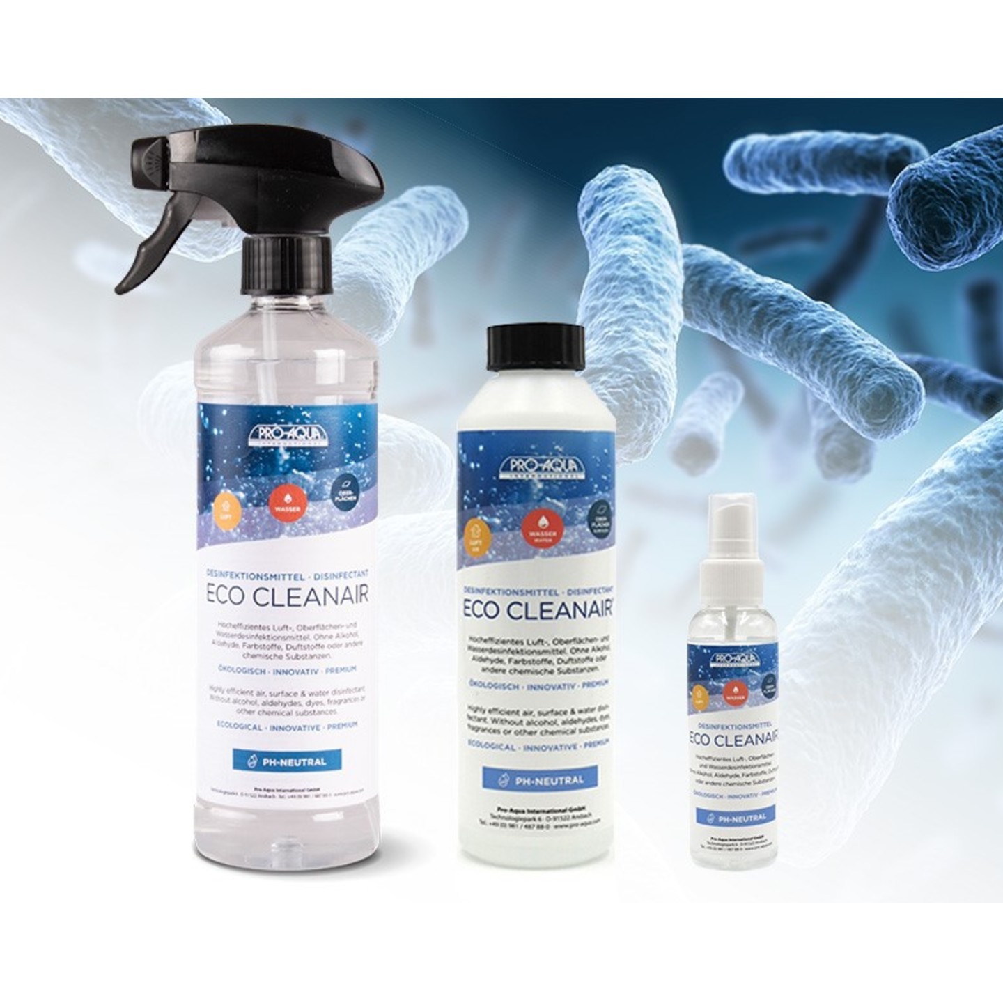 Pro-Aqua Eco CleanAir - Multipurpose Cleaning Solution