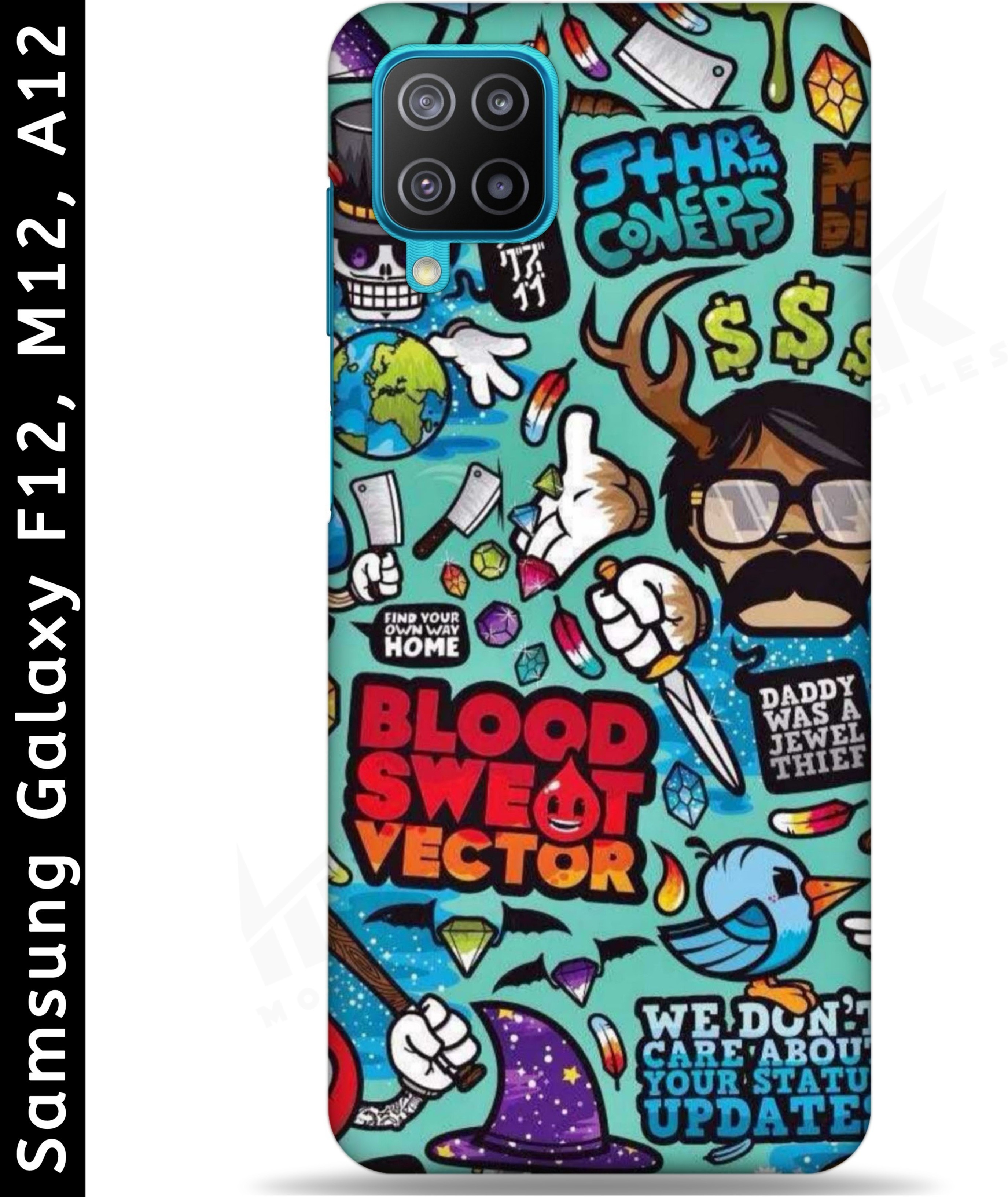 Samsung Galaxy F12, Samsung Galaxy M12, Samsung Galaxy A12 Back Cover