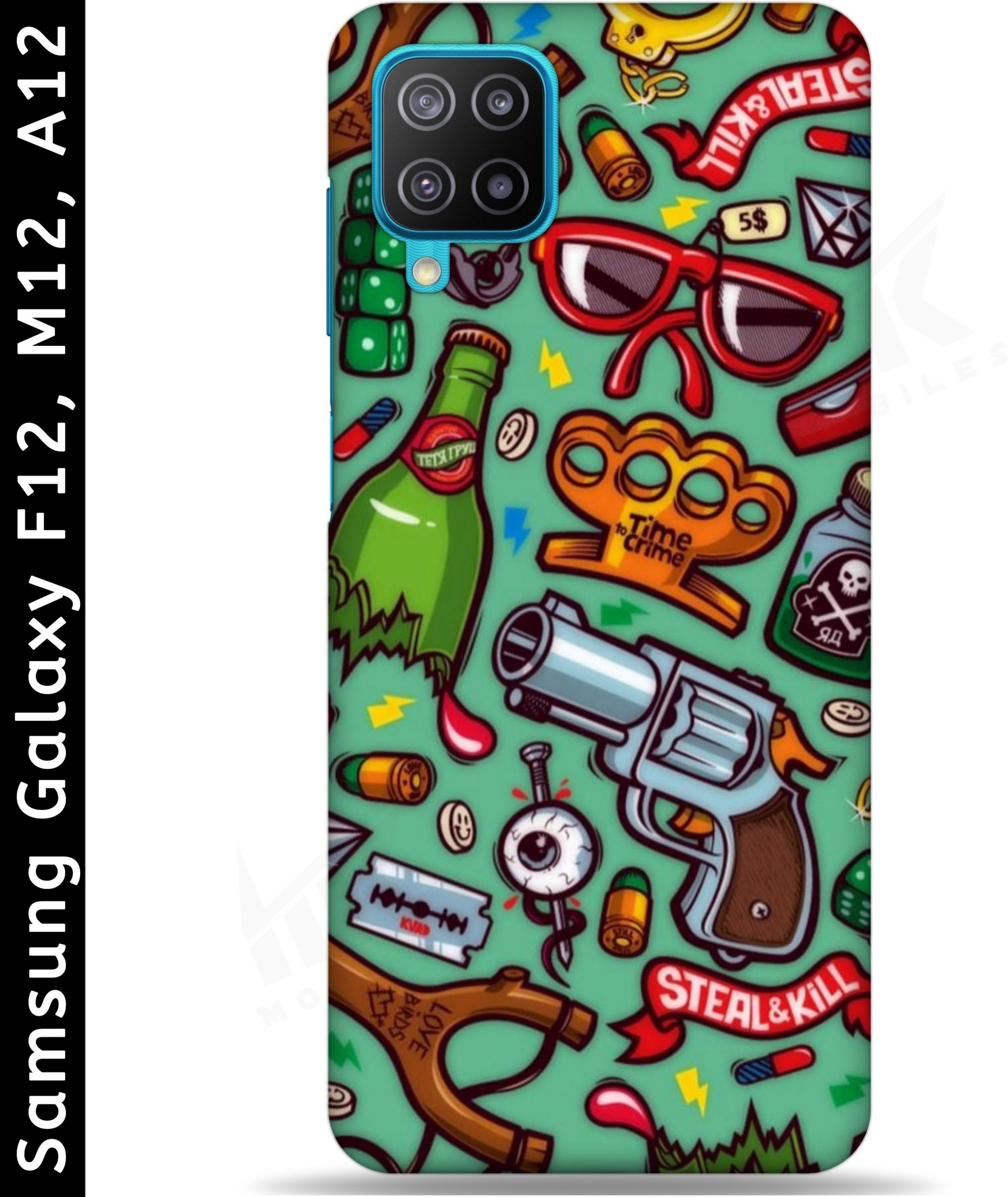 Samsung Galaxy F12, Samsung Galaxy M12, Samsung Galaxy A12 Back Cover