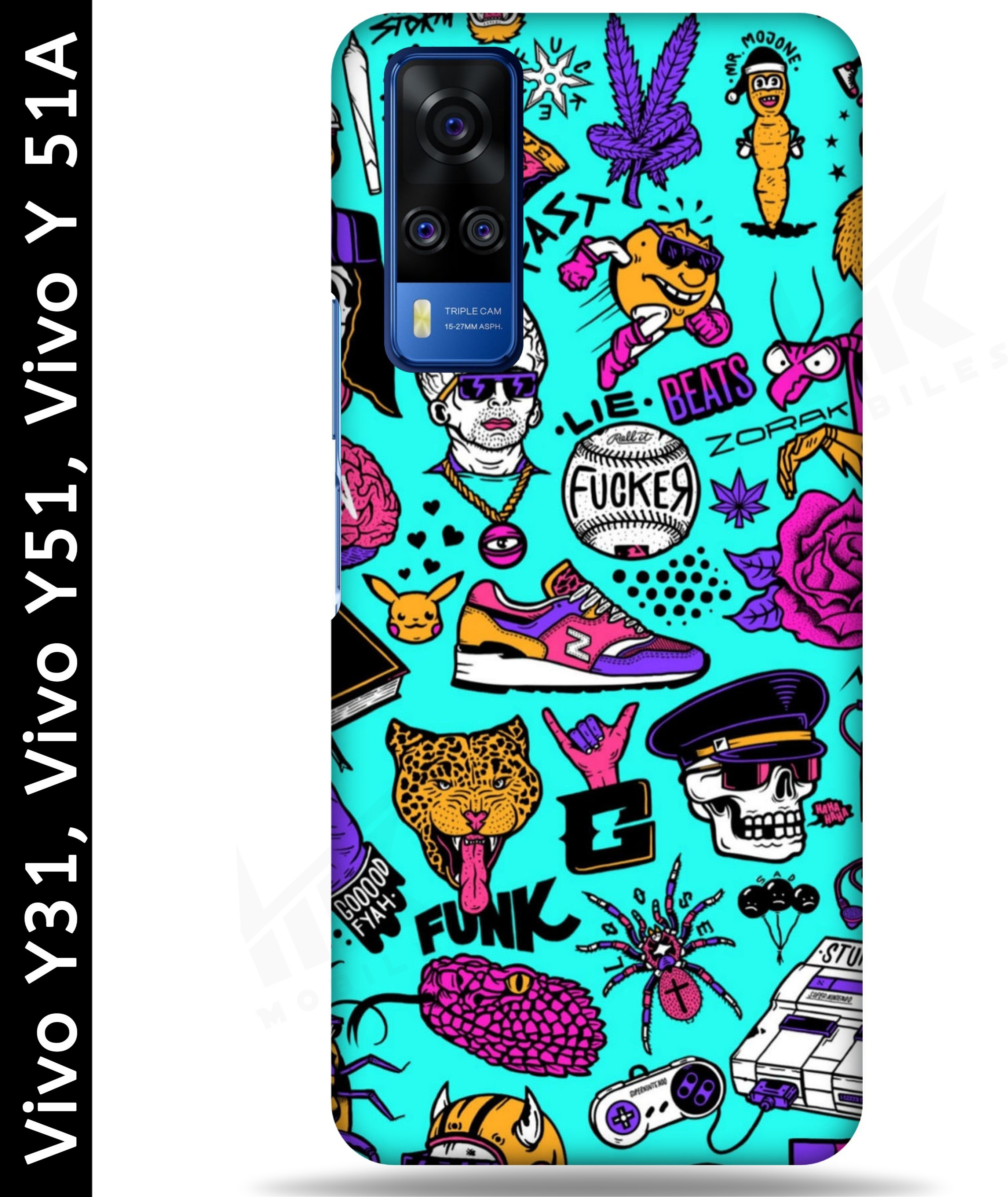 Vivo Y31 , VIVO Y51 , Vivo Y51A Back Cover