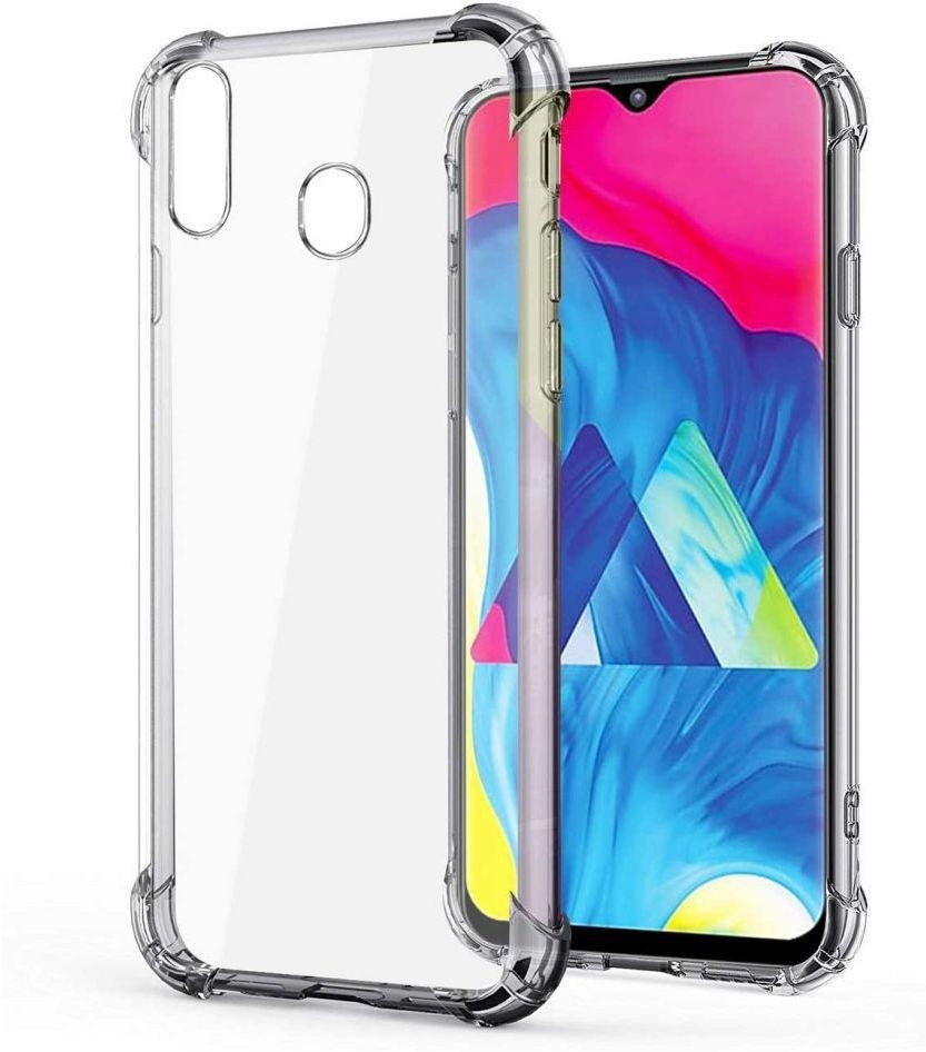 Samsung M20   (Transparent, Grip Case) Back Cover
